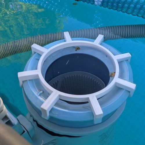 Swimming Pool Skimmer Cover Protector Intex Bestway Leaf Guard Summerwaves UK — image 3
