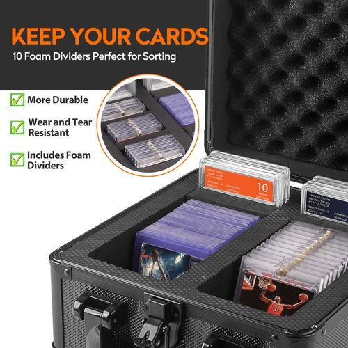 JoyHood Graded Card Storage Box Case for PSA Slabs Top Loaders and Sports Cards — image 3