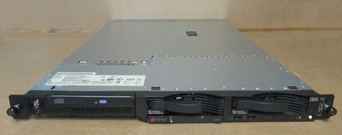 IBM XSeries 326M 2x Dual Core CPU 2.4GHz 4GB Ram 2x 146.8GB HDD 1U Server