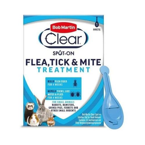 Bob Martin Flea Tick Lice & Mite Treatment Repellent Hamster Rabbit Small Animal