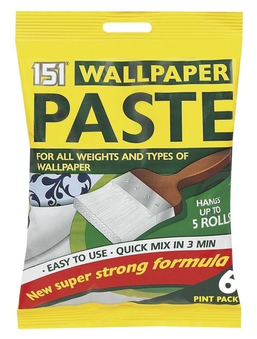5 Rolls Extra Strong Wallpaper Adhesive Paste Super Stick Wall Paper Paste — image 2