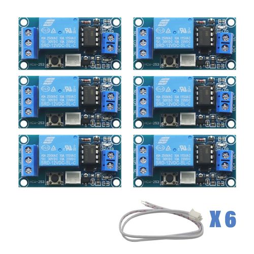 12v 1 Channel Latching Relay Module with Touch Bistable Switch MCU Control 2-4x — image 3