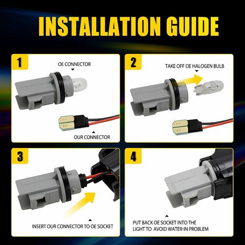 Sequential LED Side Repeaters Smoked Black Indicators For VW T6 Transporter UK — image 7