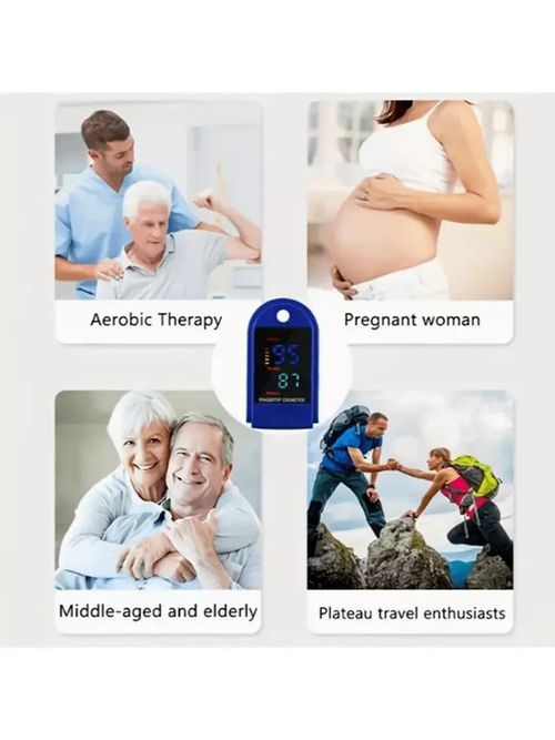 Heart Rate Monitor Oximeter Blood Oxygen SpO2 Finger Pulse Saturation Meter UK — image 6