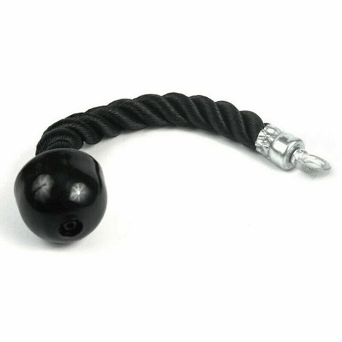 Single Tricep Rope Cable Attachment Pull Down Handle Multigym Home Gym Lat Bicep — image 1