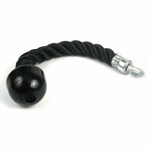 Single Tricep Rope Cable Attachment Pull Down Handle Multigym Home Gym Lat Bicep