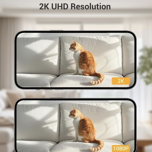 2 Pcs- Security Camera Bundle Indoor Wi-Fi 5GHz/2.4GHz Night Vision- NO USB Plug — image 8