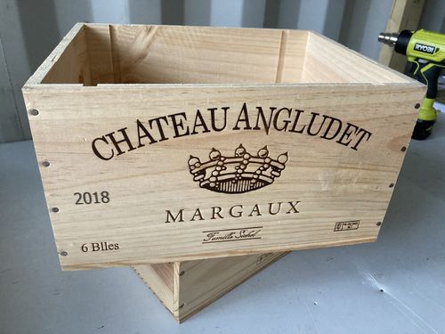 Wooden Wine Box Crate - CLEARANCE BOXES - Hamper, Projects. Storage, Allotments — image 12