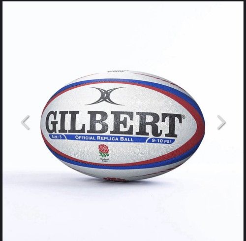 Gilbert Rugby England Replica Rugby Ball - Size 5 (5 for £50) 