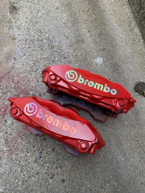 Porsche Cayenne and touareg Rear Caliber Brake Caliper Left and Right Set — image 3