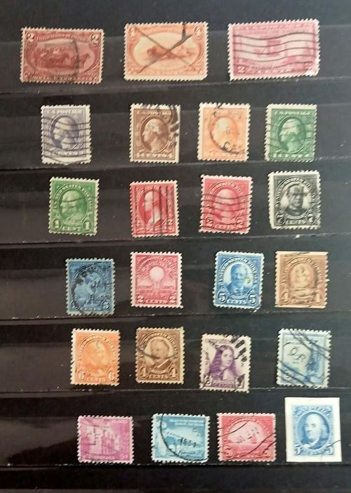 All Different US Stamp Collection With Many Old Classic Stamps #287, #286, #649 — image 3