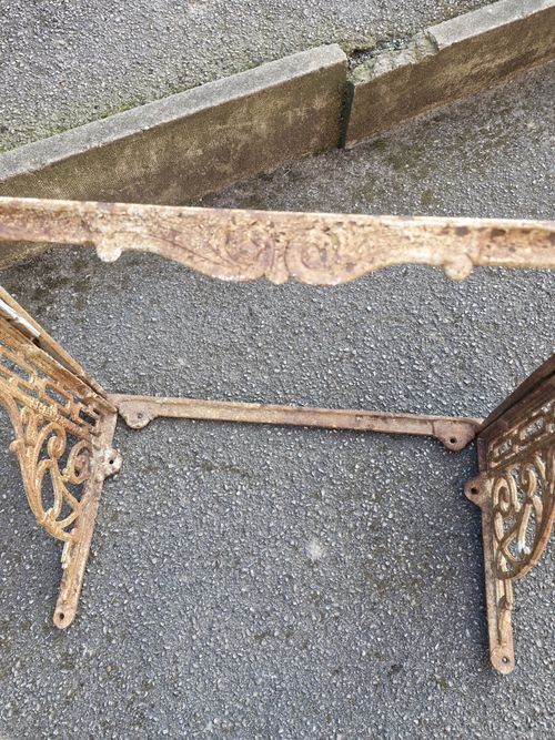 Victorian Cast Iron Sink Stand And Cast Iron Sink — image 10