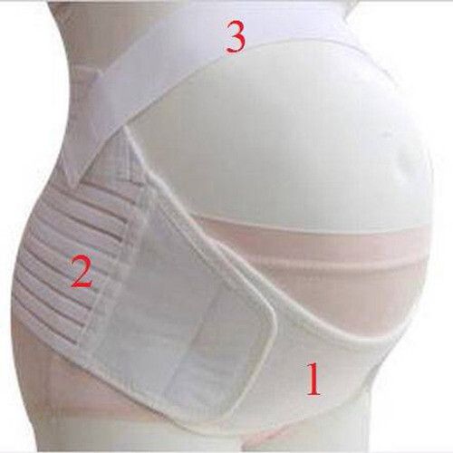 Pregnancy Maternity Belt Lumbar Back Support Waist Band Belly Bump Brace Strap — image 8