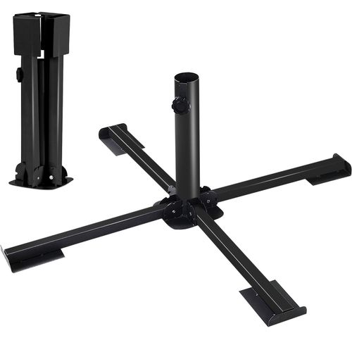 Outdoor Garden Parasol Base Stand Metal Patio Umbrella Holder Free Standing — image 3