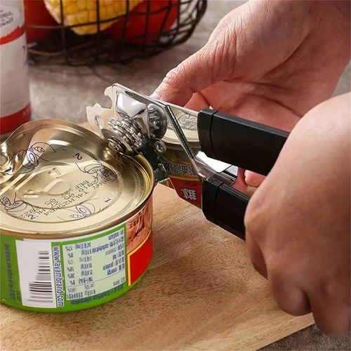 3-In-1 Heavy Duty Stainless Steel Tin Can Opener Easy Comfy Handle Grip Kitchen — image 7