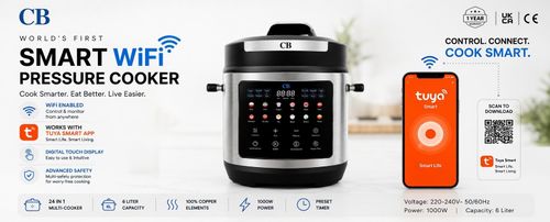 2026 SMART WIFI Electric PRESSURE COOKER 6L Touch Screen  with 24 Functions  — image 3