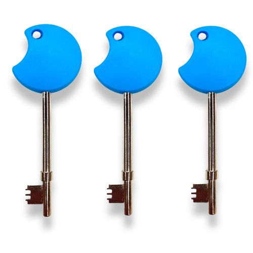 Radar NKS Disabled Blue Badge Toilet Key Easy Turn Wide Top 3 Pack
