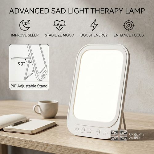 SAD Lamp SAD Light Therapy Lamp 10,000 Lux Natural Daylight Sad Light