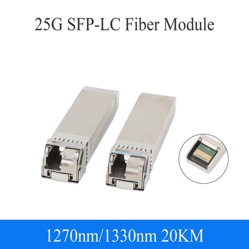Cisco New SFP+ 25G 20km Fiber Optic Module Transceiver Single Mode LC 1/5 Pairs