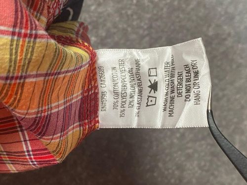 Robert Graham Swim Shorts Men 34 Plaid Multicolour Lined Drawstring Trunks — image 11