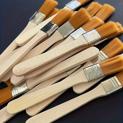 10 PCS 1/2 Inch Paint Brush Set Paint Brush Small Paint Brushes Decorating Paint