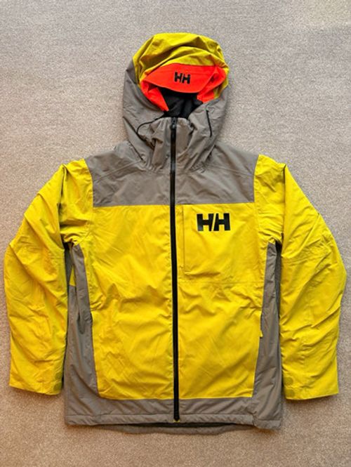 Helly Hansen ULLR Helly Tech Hooded Insulated RECCO Ski Jacket Yellow M