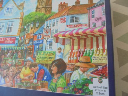 MARKET   1000 PIECES  GOOD PUZZLE — image 9