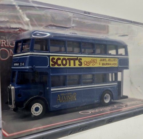 OO Gauge 1/76 Scale Vintage DUNFERMLINE #314 Model Railway Bus Coach Transport