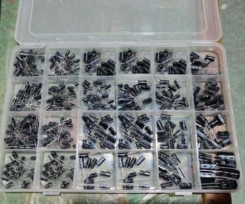 500pc Electrolytic Capacitor Assortment Kit 24 Value 0.1-1000uF Assorted Kit — image 10