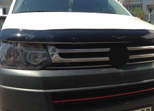 For VW T5 TRANSPORTER 2010-2015 BONNET WIND GUARD DEFLECTOR STONE PROTECTOR  BRA — image 2