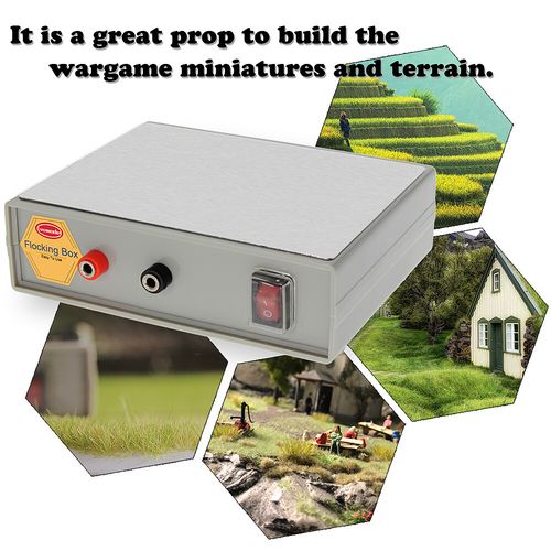 Evemodel Flockbox Static Grass Flocking Machine Applicator Model Tool GJ08 — image 1