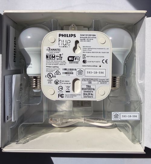 Philips Hue E27 White Ambiance Starter Kit (2 Smart Bulbs & Bridge & Dimmer) — image 2