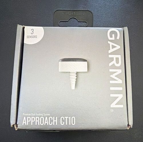 Garmin Approach CT10 Golf GPS Club Tracking System Set of 3 Sensors Black/White
