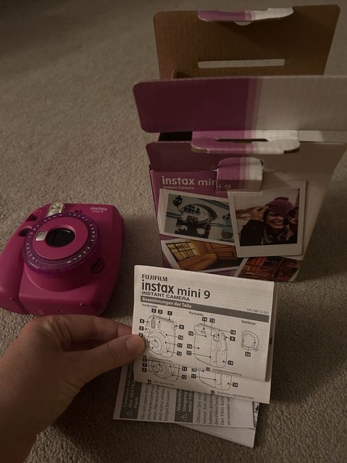 Instax Mini 9 Instant Camera Purple Bundle — image 4