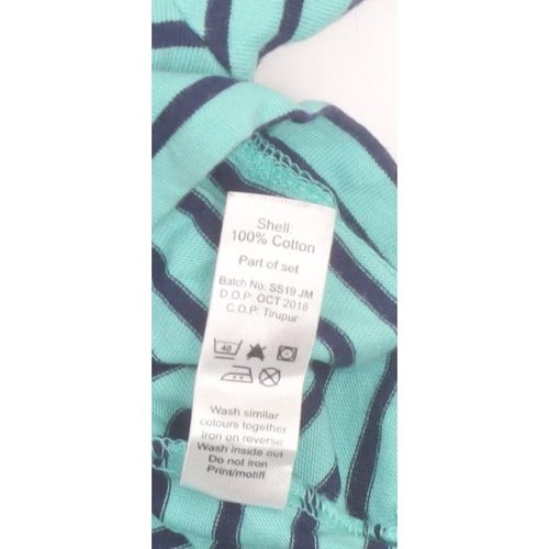 Unisex Baby & Toddler Lilly + Sid Size 3-6 Months Basic T-Shirt Blue Striped — image 5