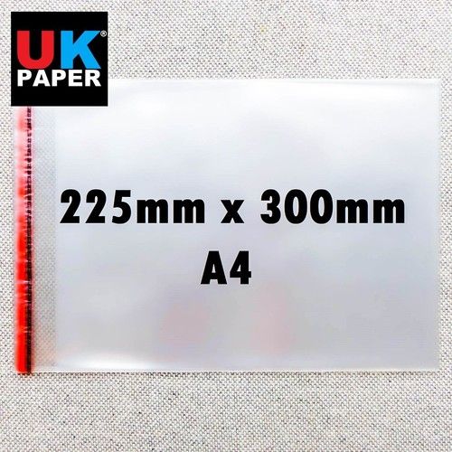 Clear Cello Display Bags Self Seal For Cards Prints Wrap Sweets Candy Cellophane