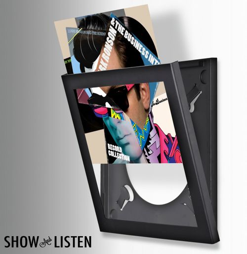 Vinyl FLIP Frame Wall Album Display Frame for LP 12" Record Cover Sleeve Black — image 2