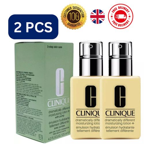 2Pack Clinique Dramatically Different Moisturizing Lotion with Pump 125ml 2025
