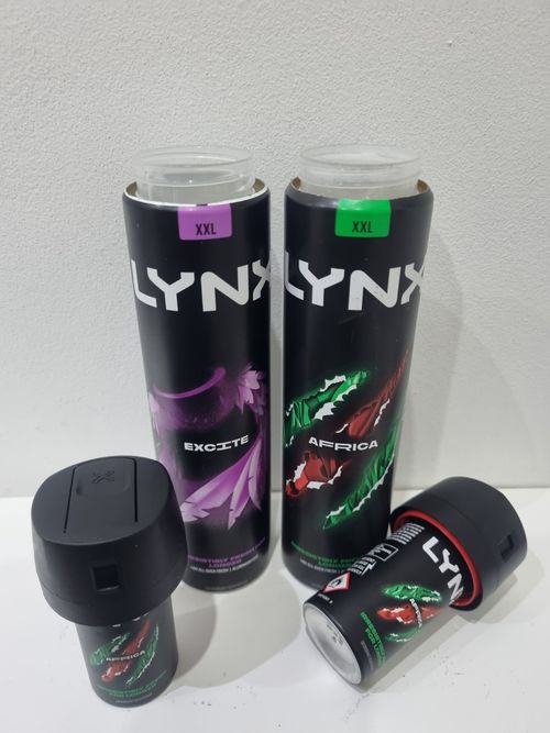 Lynx xxl Stash can THAT SPRAYS secret stash Smell Proof (SPRAYS REAL SPRAY) x1 — image 3