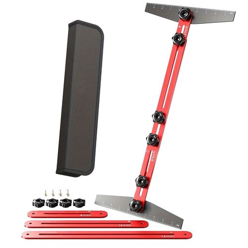 Stair Measuring Tool Stair Tread Template Tool Shelf Layout Tool w/ Storage Bag — image 11