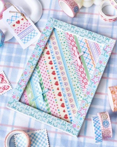 Cute 30 Rolls Washi Tape Set DIY Scrapbooking Paper Adhesive Children Rainbow — image 4
