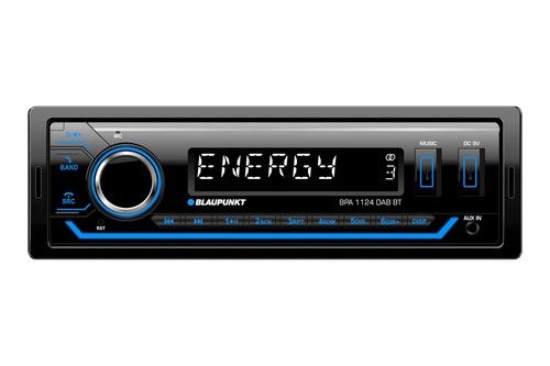 Blaupunkt BPA 1124 Dab BT, 1-DIN car radio, Dab+, Bluetooth, USB, auxiliary inpu