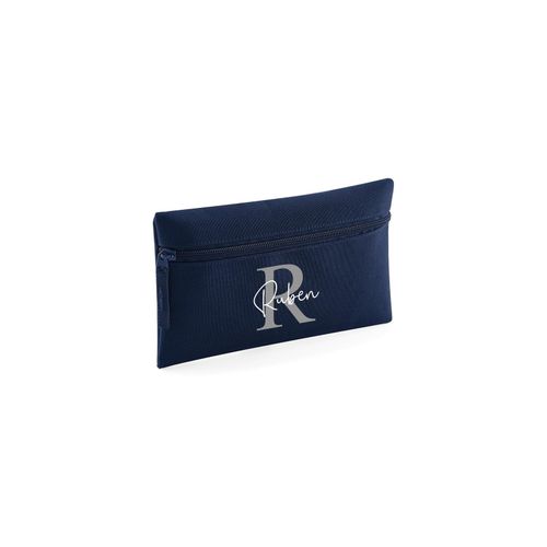 Personalised Kids Pencil Case with Name and Initial - Back to School Zip Bag — image 8