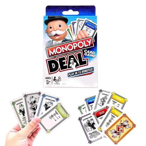Card Game 112Pcs Fun Game Monopoly Deal Family Card Game Play In 15 Minutes — image 7