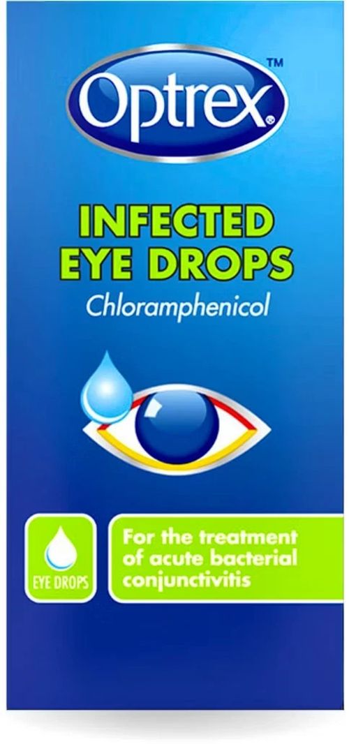 Optrex Infected Eye Drops - 10ml For Treatment of Acute Bacterial Conjunctivitis — image 12
