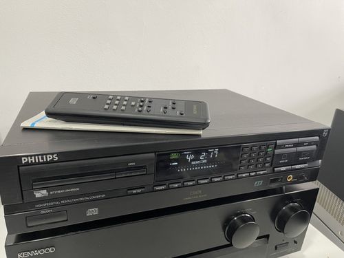 Philips CD624 CD Player – Serviced, Original Manual & Remote – Near Mint, Stable — image 2