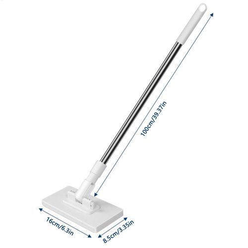 360° Rotating Dust Mop Clamping Head Automatic Mop Clip Floor Cleaning Duster — image 6