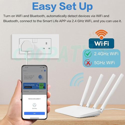 4x Wireless Smart Plug WiFi Sockets Bluetooth Power Switch for Google Home Alexa — image 9