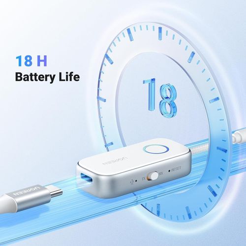 UGREEN Bluetooth 6.0 Transmitter Receiver, 2-in-1 Aux Wireless Adapter, 18H — image 8