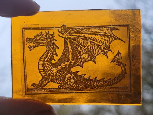 Stained Glass Dragon Mythical Beast Creature dragons fantasy